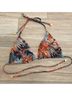 Tory Burch Print Orange Blue Swimsuit Top Size L - photo 5
