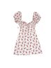 Réalisation 100% Linen 100% Silk Floral White Red Cocktail Dress Size XS - photo 1