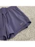 Nike 100% Polyester 100% Polyester Solid Purple Athletic Shorts Size M - photo 4