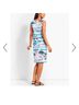 Talbots Stripes Blue Pink Casual Dress Size 4X - photo 5