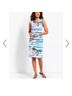 Talbots Stripes Blue Pink Casual Dress Size 4X - photo 3