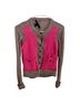 Marc Jacobs Solid Pink Gray Cardigan Size M - photo 3