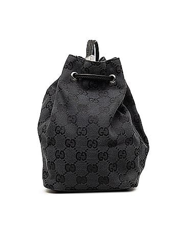 Gucci GG Canvas Drawstring Bucket Bag (view 1)