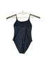 Quince Solid Black One Piece Swimsuit Size S - photo 2
