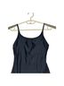 Quince Solid Black One Piece Swimsuit Size S - photo 4