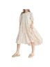 Amable by Mable 80% Polyester 100% Rayon Floral Ivory Yellow Casual Dress Size M - photo 5