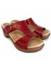 Dansko 100% Leather Floral Red Heels Size 9 - photo 8