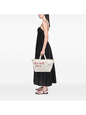 Céline Medium Canvas Made In Tote (view 2)