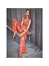 Alexis 100% Polyester 95% Polyester 5% Elastane Floral Orange Jumpsuit Size M - photo 4