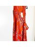 Alexis 100% Polyester 95% Polyester 5% Elastane Floral Orange Jumpsuit Size M - photo 5
