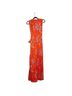 Alexis 100% Polyester 95% Polyester 5% Elastane Floral Orange Jumpsuit Size M - photo 2