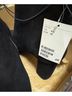 H&M 100% Suede Black Heels Size 10 - photo 3