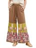 Easel 100% Rayon Floral Brown Multi Color Casual Pants Size S - photo 1