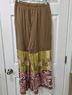 Easel 100% Rayon Floral Brown Multi Color Casual Pants Size S - photo 3
