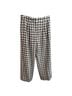 J.Crew Plaid Black Ivory Dress Pants Size 8 - photo 1