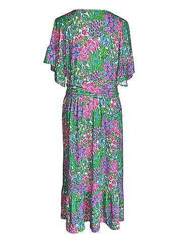 Lilly Pulitzer Juliet Ruffle Midi Cocktail Dress (view 2)