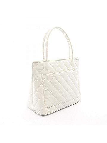 Chanel Chanel Reissue Tote Bag, Handbag, Caviar Leather (Grained Calfskin), Women's, White, A01804 (view 2)