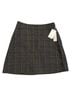 Wilfred 68% Wool 25% Nylon 5% Cashmere 2% Elastane 100% Cupro Plaid Black Brown Red Wool Skirt Size 2 - photo 1