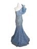 Mac Duggal 100% Polyester Blue Cocktail Dress Size 4 - photo 2