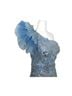 Mac Duggal 100% Polyester Blue Cocktail Dress Size 4 - photo 5