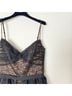 MARCHESA notte 100% Polyester Solid Black Gold Cocktail Dress Size 6 - photo 8