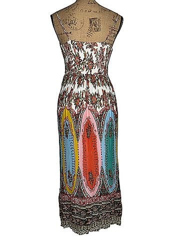 Anthropologie Virginia Tiered Boho Print Maxi Active Dress (view 2)