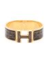 Hermès 100% Metal Black Hermes HERMES Clic Clac H Bangle Accessory GP (Gold Plated) Women's Black/Gold Tone One size - photo 1