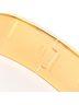 Hermès 100% Metal Black Hermes HERMES Clic Clac H Bangle Accessory GP (Gold Plated) Women's Black/Gold Tone One size - photo 4