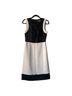Max Mara Studio Color Block Black Ivory Cocktail Dress Size 4 - photo 2