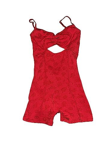 Frankies Bikinis Jacquard  Romper (view 1)