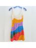Mara Hoffman 100% Modal Color Block Multi Color Cocktail Dress Size XS - photo 9
