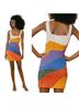 Mara Hoffman 100% Modal Color Block Multi Color Cocktail Dress Size XS - photo 2