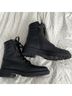 AQUATALIA 100% Leather Black Boots Size 7 - photo 4