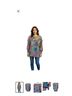 Diane Freis 100% Polyester Paisley Pink Blue Long Sleeve Blouse Size L - photo 4