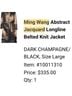MING WANG Graphic Black Tan Jacket Size L - photo 5