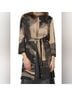 MING WANG Graphic Black Tan Jacket Size L - photo 4