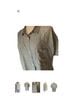 Industry 100% Rayon Stripes White Gray Button-Down Shirt Size XL - photo 8
