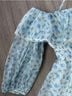 Marc Floral Blue White Casual Dress Size S - photo 9