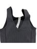 Lululemon Athletica Solid Black Gray Tank Top Size 2 - photo 2