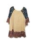 Umgee 55% Linen 45% Rayon 100% Polyester Floral Tan Blue Pink Blouse Size XL - photo 2