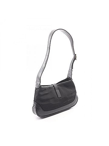 Gucci Gucci Jackie Shoulder Bag/Handbag, Canvas and Leather, Women's, Black, 007?2039 (view 2)