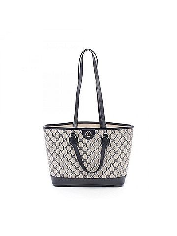 Gucci Gucci Ophidia Small Tote GG Supreme Bag Handbag Coated Canvas Leather Women's Navy 765043 (view 1)