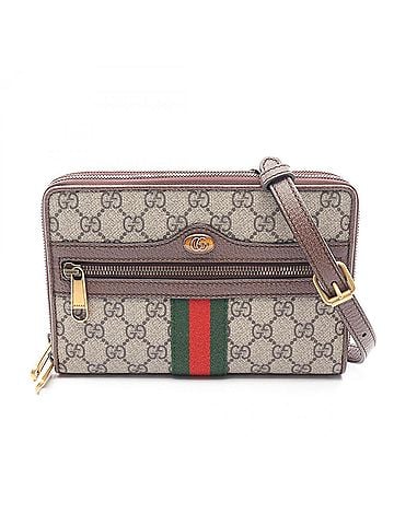 Gucci Gucci Ophidia GG Supreme Shoulder Bag/Handbag, Coated Canvas and Leather, Women's, Beige/Brown/Multicolor, 575722 (view 1)