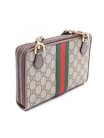 Gucci Gucci Ophidia GG Supreme Shoulder Bag/Handbag, Coated Canvas and Leather, Women's, Beige/Brown/Multicolor, 575722 (view 2)