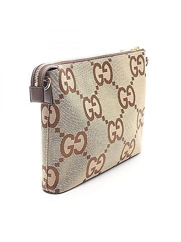 Gucci Gucci Jumbo GG Messenger Bag, Shoulder Handbag, Canvas and Leather, Men's Women's, Beige/Brown, 699130 (view 2)