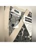 EENK 100% Wool Graphic Black Ivory Cardigan One size - photo 6