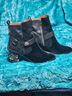 Coach Floral Black Boots Size 10 - photo 5