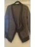 Eileen Fisher Solid Black Gray Cardigan Size S - photo 4