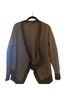 Eileen Fisher Solid Black Gray Cardigan Size S - photo 2