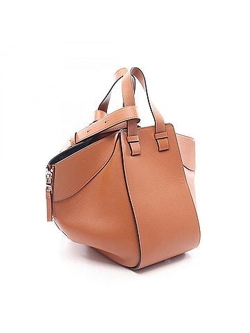 Loewe Loewe Hammock Small 2-Way Leather Handbag for Women, Brown (view 2)